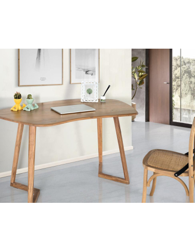 Escritorio acacia maciza irregular