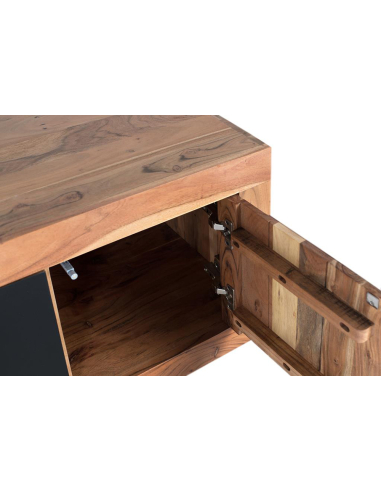 Mueble TV madera círculo 4 puertas