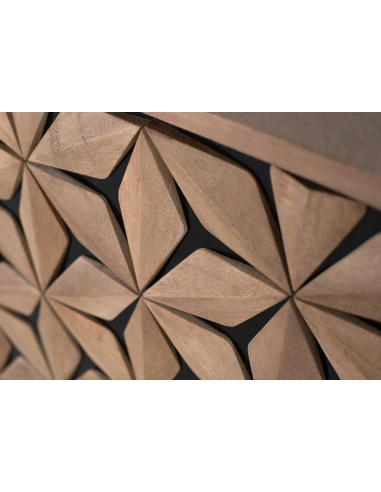 Mueble TV de mango Akihito geométricas