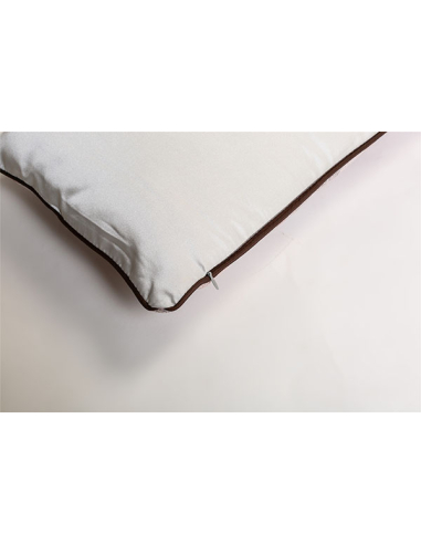 Set 2 cojines estampado hojas rosa...