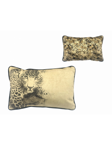 Set 2 cojines terciopelo guepardo...
