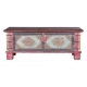 Baúl en madera mango acabado rosa persa 2º modelo