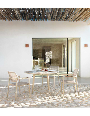 Set 4 sillones Amura aluminio...