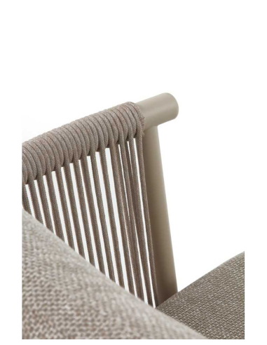 Sillón Amura de aluminio trenzado con...