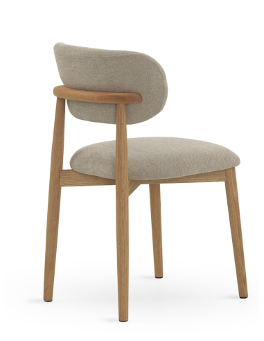 Set 4 sillas de comedor Bajamar roble...