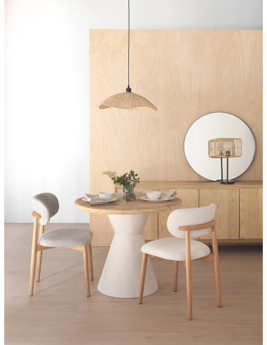 Set 4 sillas de comedor Bajamar roble...