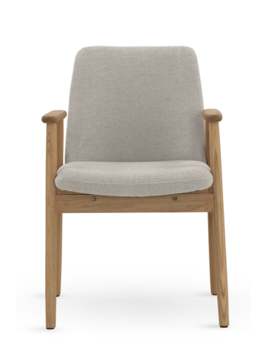 Set 4 sillones con brazo Sirena roble...