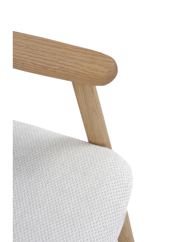 Set 4 sillones con brazo Sirena roble...