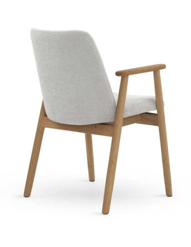 Set 4 sillones con brazo Sirena roble...