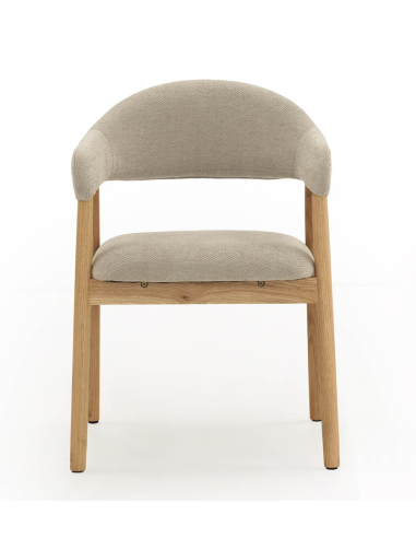 Set 4 sillones Poniente madera roble...