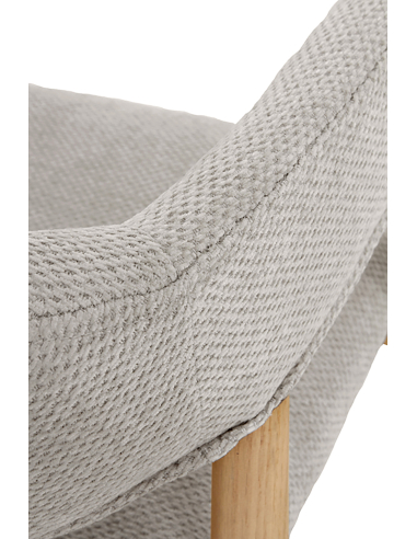 Set 4 sillones Poniente madera roble...