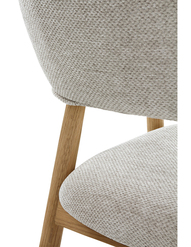 Set 4 sillones Poniente madera roble...