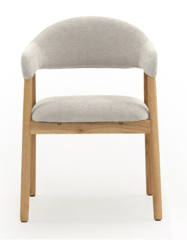 Set 4 sillones Poniente madera roble...