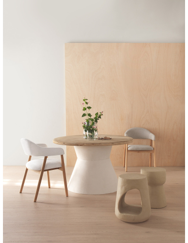 Mesa auxiliar Nereida cemento arena...