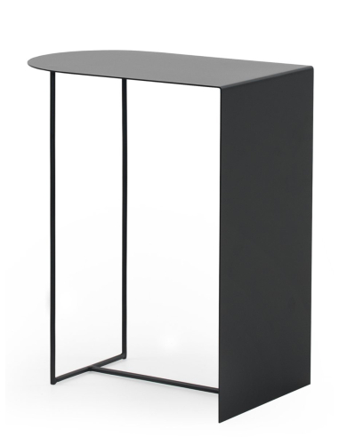 Mesa auxiliar Bolina metálica negra...