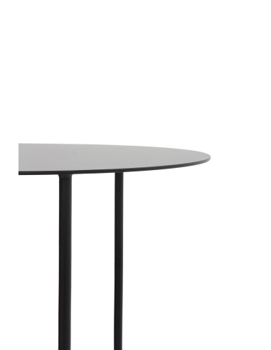 Mesa auxiliar Bolina metálica negra...