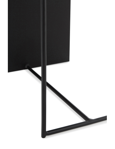 Mesa auxiliar Bolina metálica negra...