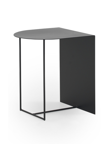 Mesa auxiliar Bolina metálica negra...