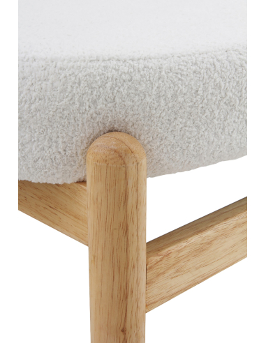 Banqueta Ola descalzador tapizada en...