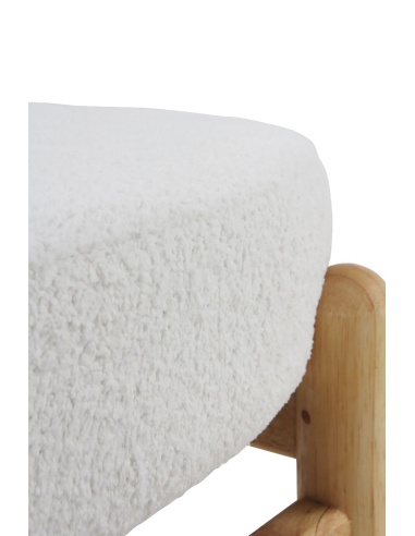 Banqueta Ola descalzador tapizada en...