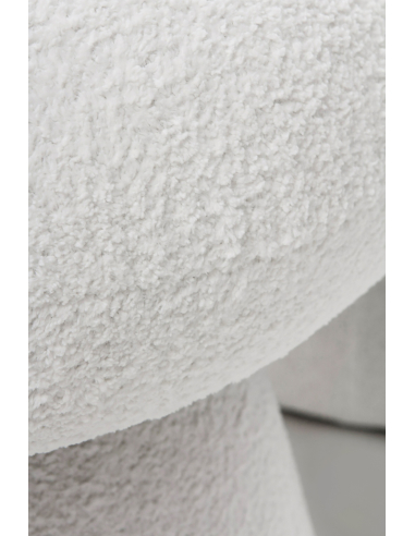 Banqueta descalzador Boucle gris