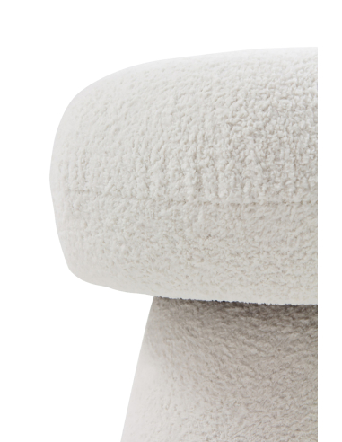 Banqueta descalzador Boucle gris