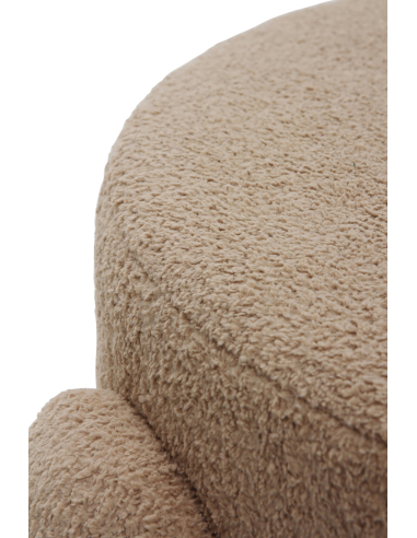 Puf Alborán estructura y patas tapizadas