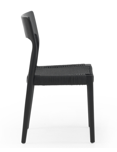 Set 4 sillas de comedor madera de...