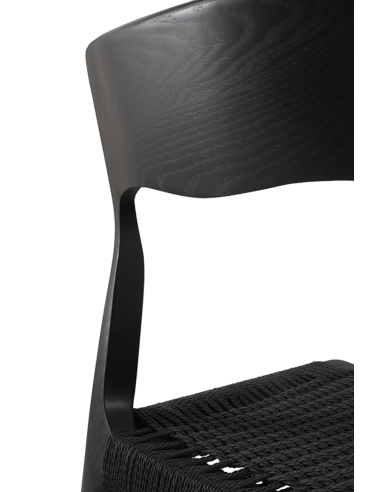 Set 4 sillas de comedor madera de...