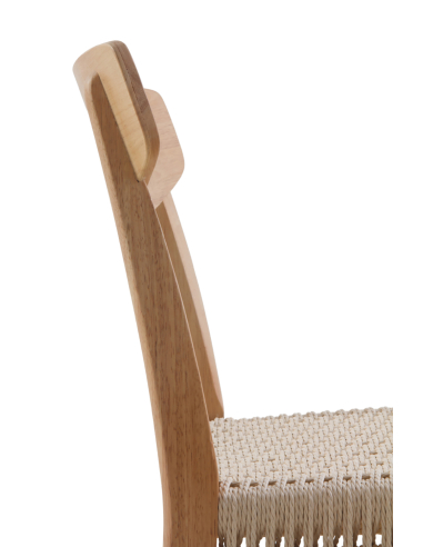 Set 4 sillas de comedor madera de...