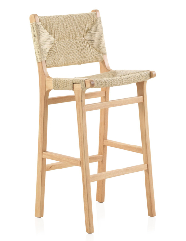 Set Foque 2 taburetes madera hevea...