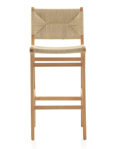 Set Foque 2 taburetes madera hevea...