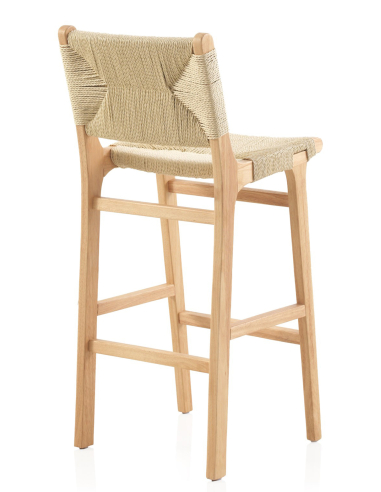 Set Foque 2 taburetes madera hevea...