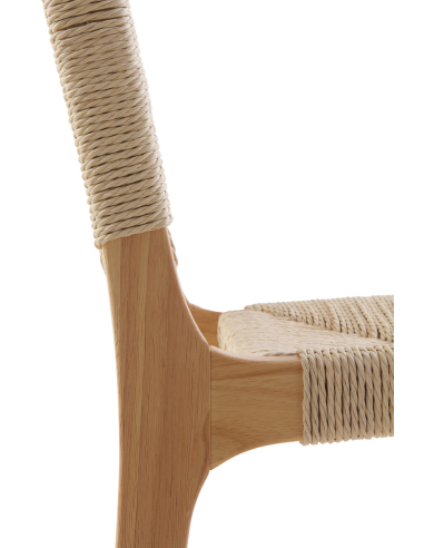 Set Foque 2 taburetes madera hevea...