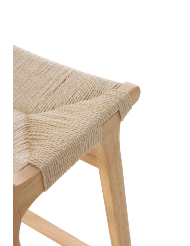 Set Foque 2 taburetes madera hevea...