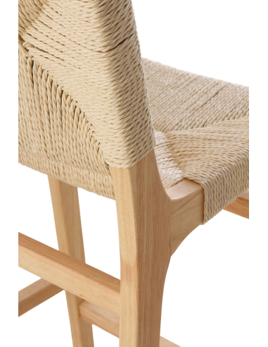 Set Foque 2 taburetes madera hevea...