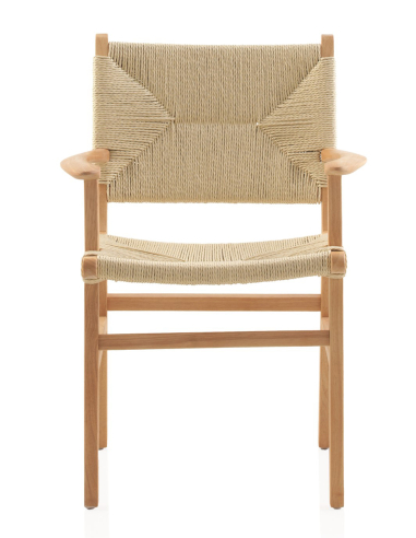 Set Foque 4 sillones madera hevea...