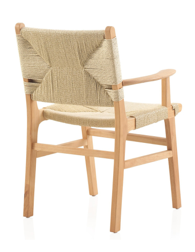 Set Foque 4 sillones madera hevea...