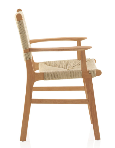 Set Foque 4 sillones madera hevea...