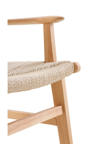 Set Foque 4 sillones madera hevea...