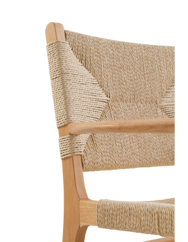 Set Foque 4 sillones madera hevea...