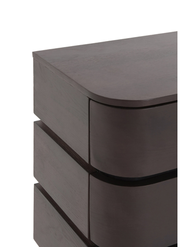 Aparador 9 cajones chapado en wengué...