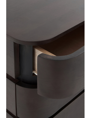 Aparador 9 cajones chapado en wengué...