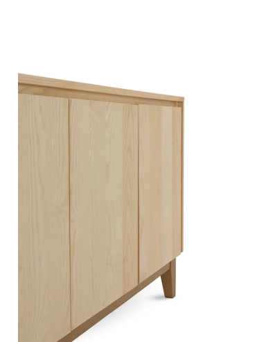 Aparador 4 puertas chapado en fresno