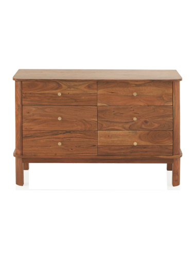 Cómoda Náyade 6 cajones madera acacia