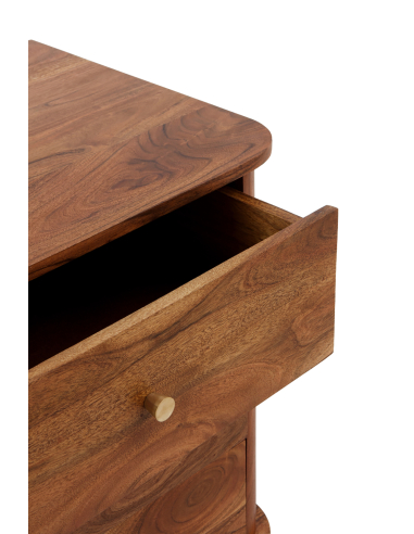 Cómoda Náyade 6 cajones madera acacia