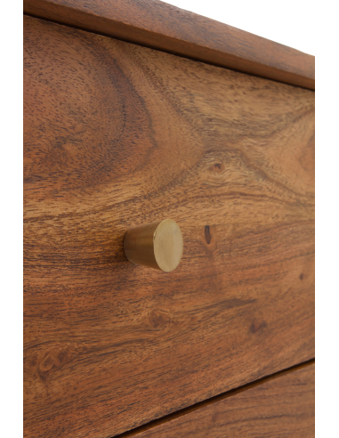 Cómoda Náyade 6 cajones madera acacia