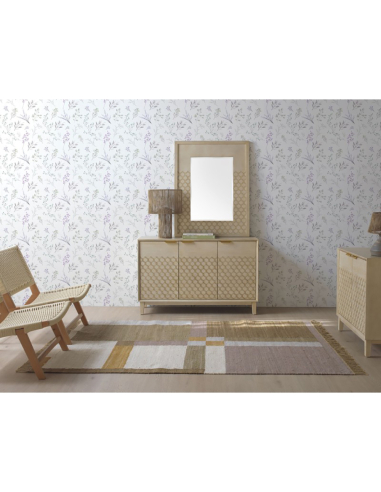 Aparador 3 puertas chapado en roble...