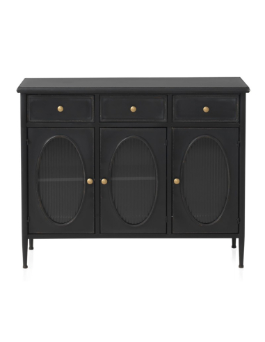 Aparador Víreo puerta cristal oval