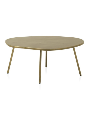 Mesa de centro auxiliar Vendaval dorado